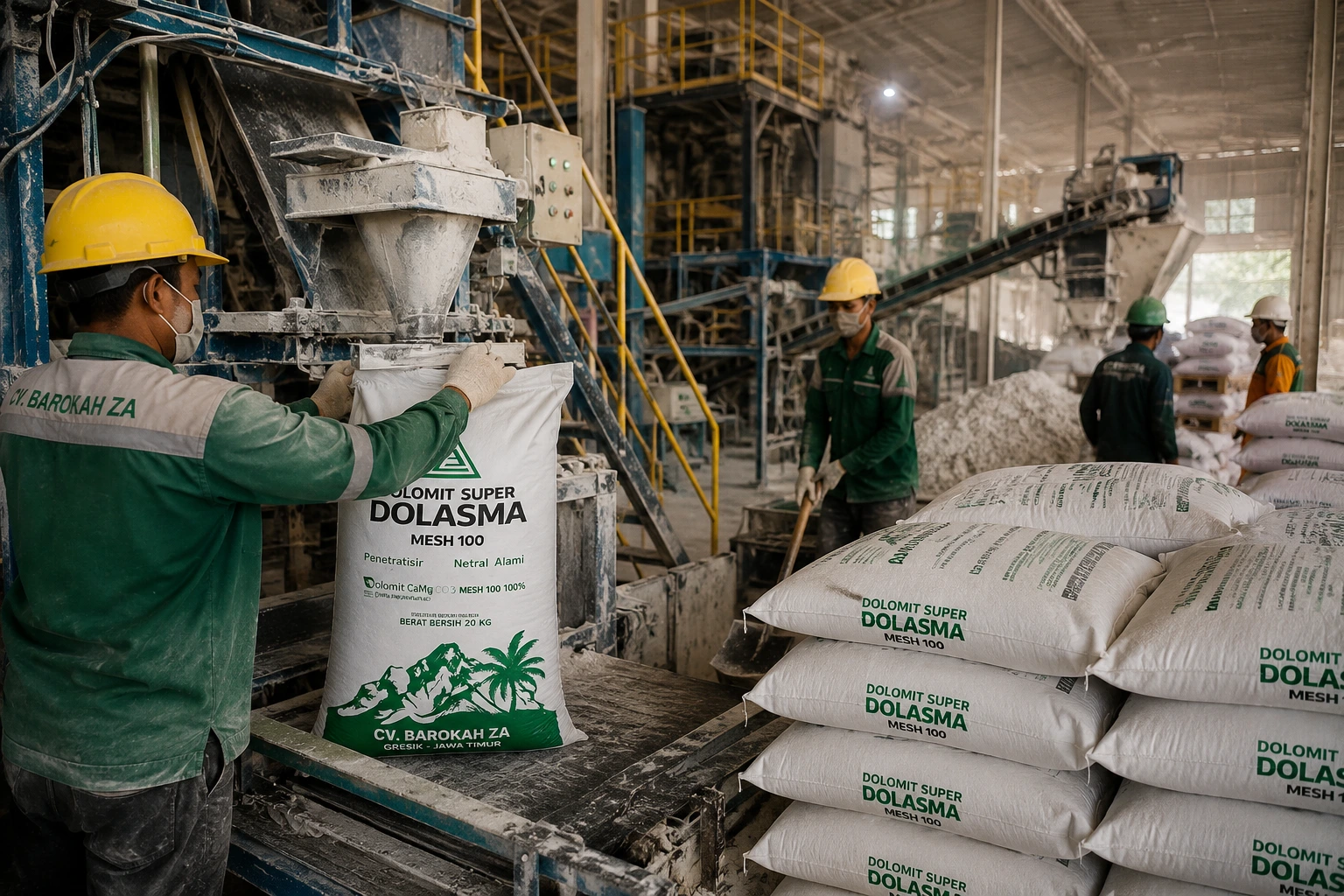 Dolomite Production